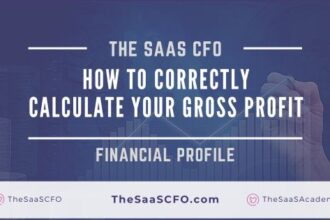 calculate saas gross profit