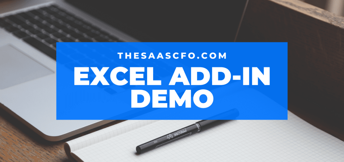 The SaaS CFO Excel Add-in