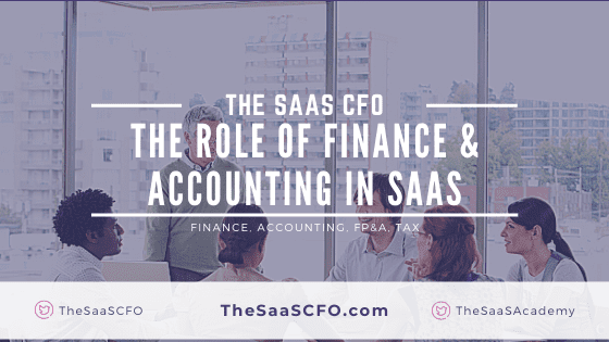 The Role of Finance and Accounting