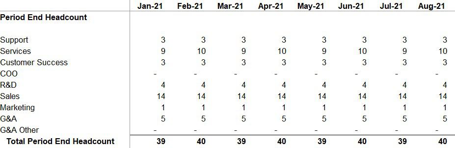 Headcount Report