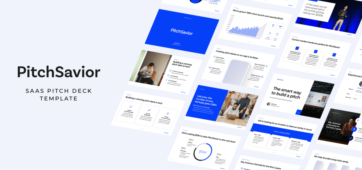 SaaS Pitch Deck Template
