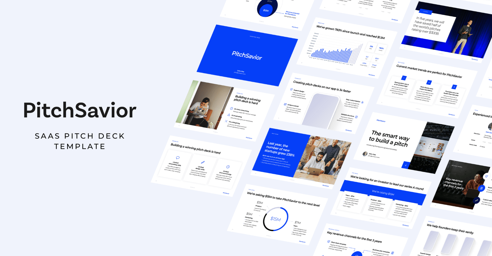 SaaS Pitch Deck Template