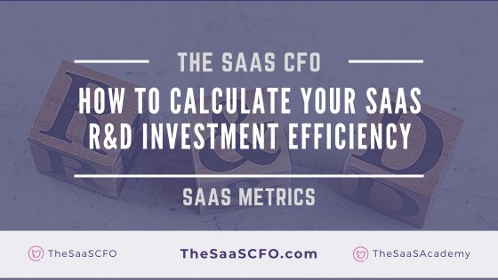 SaaS R&D Investment Efficiency