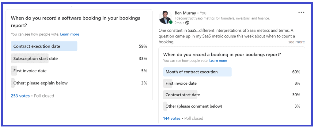 bookings date