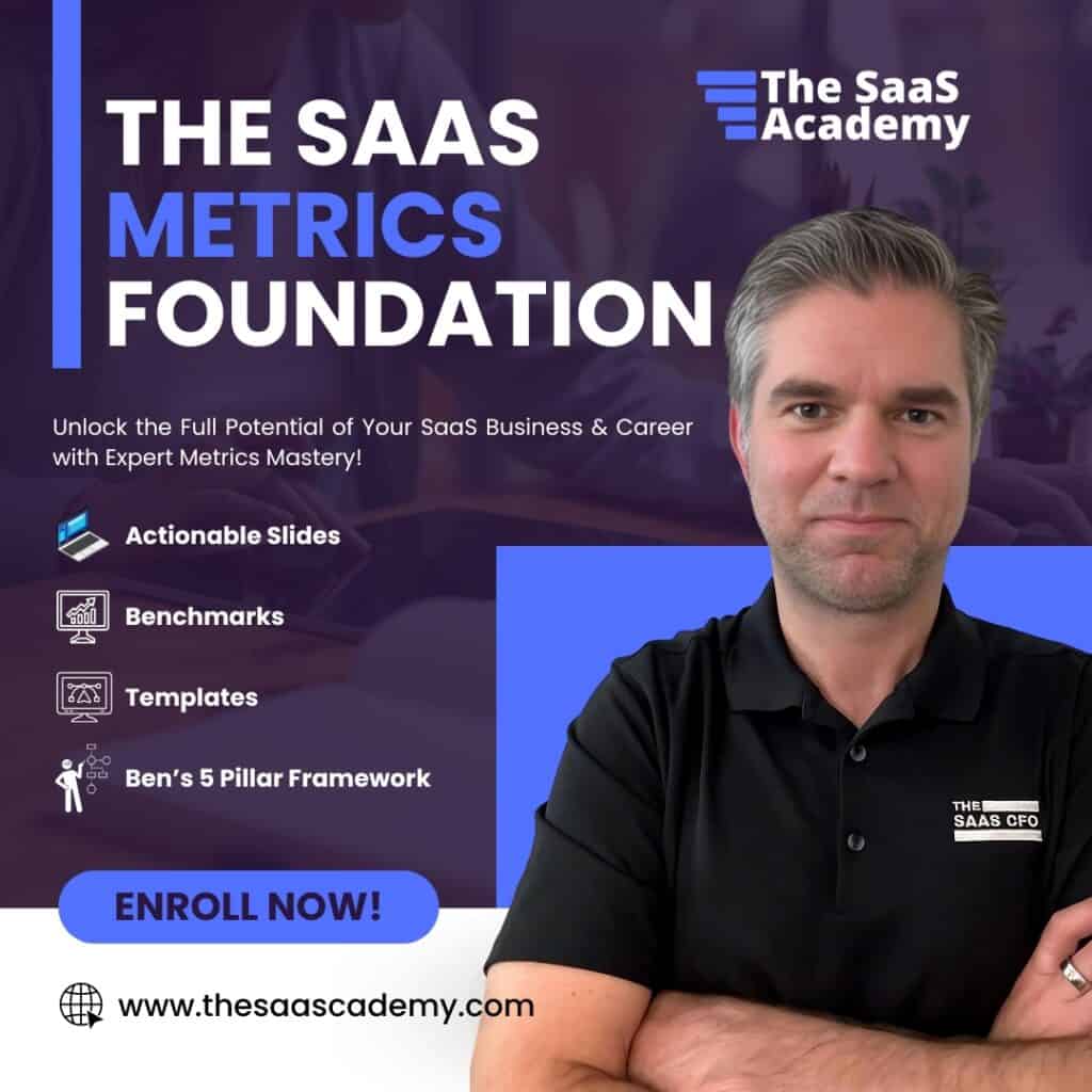 saas metrics course