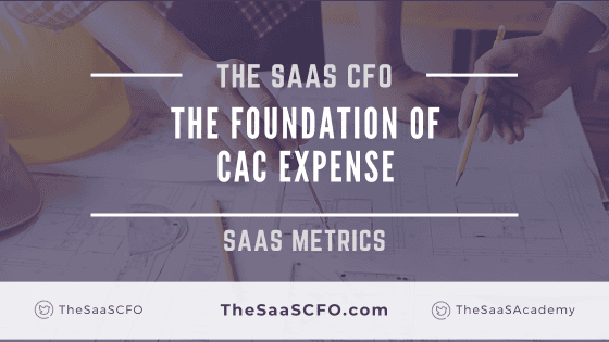 foundation of customer acquisition expenses
