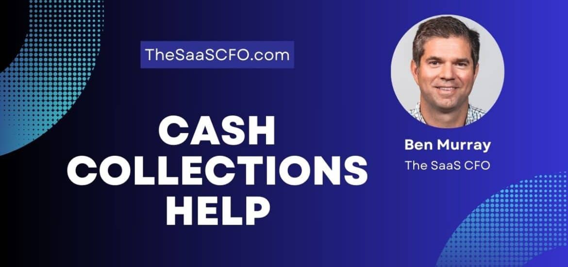 cash collections help from a cfo