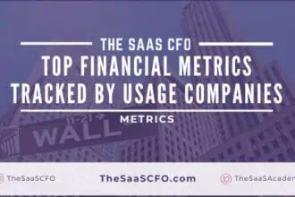 top financial metrics for usage